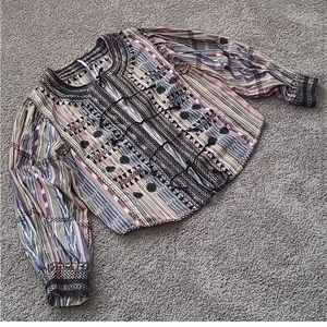 FREE PEOPLE Beautiful embroidered Boho jacket 🧥 ❤️🍂🍁